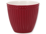 Alice claret red latte cup fra GreenGate - Tinashjem